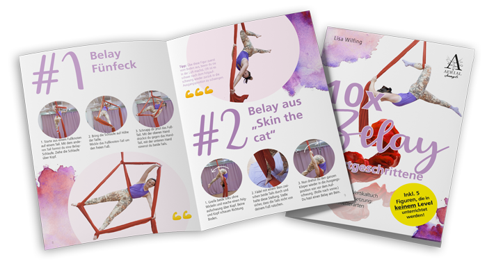 Weihnachtsgeschenk Aerial Silk Lernbuch mit Übungen für Kinder