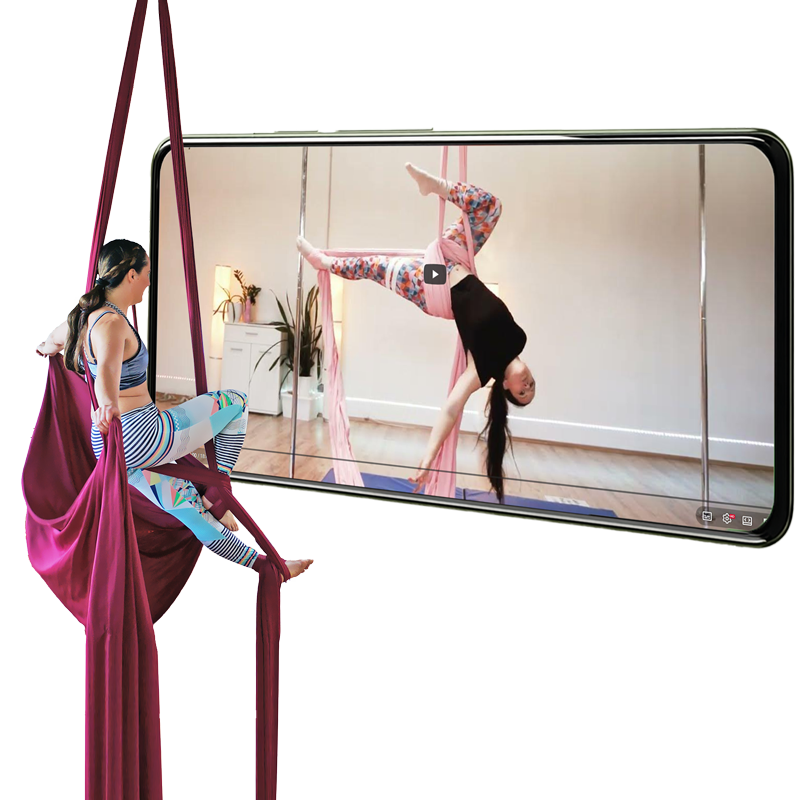 Aerial Silk Lernvideo für Kinder mit Übungen für Anfänger ohne Vorkenntnisse