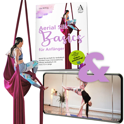 Schritt für Schritt Anleitung mit Heft und Video für Aerial Silk für Kinder kaufen - für Anfänger ohne Vorkenntnisse