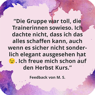 Luftakrobatik Kurse Niederösterreich Feedback