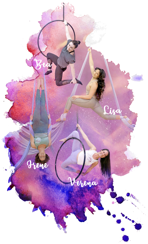 Aerial Jungle Team: Aerial Hoop und Aerial Silk lernen in Mistelbach und Poysdorf in Niederösterreich