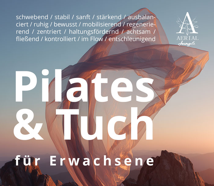 Pilates & Tuch Plakat